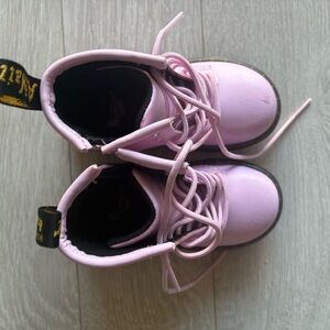 Dr. Martens Light Pink Kids Boots
